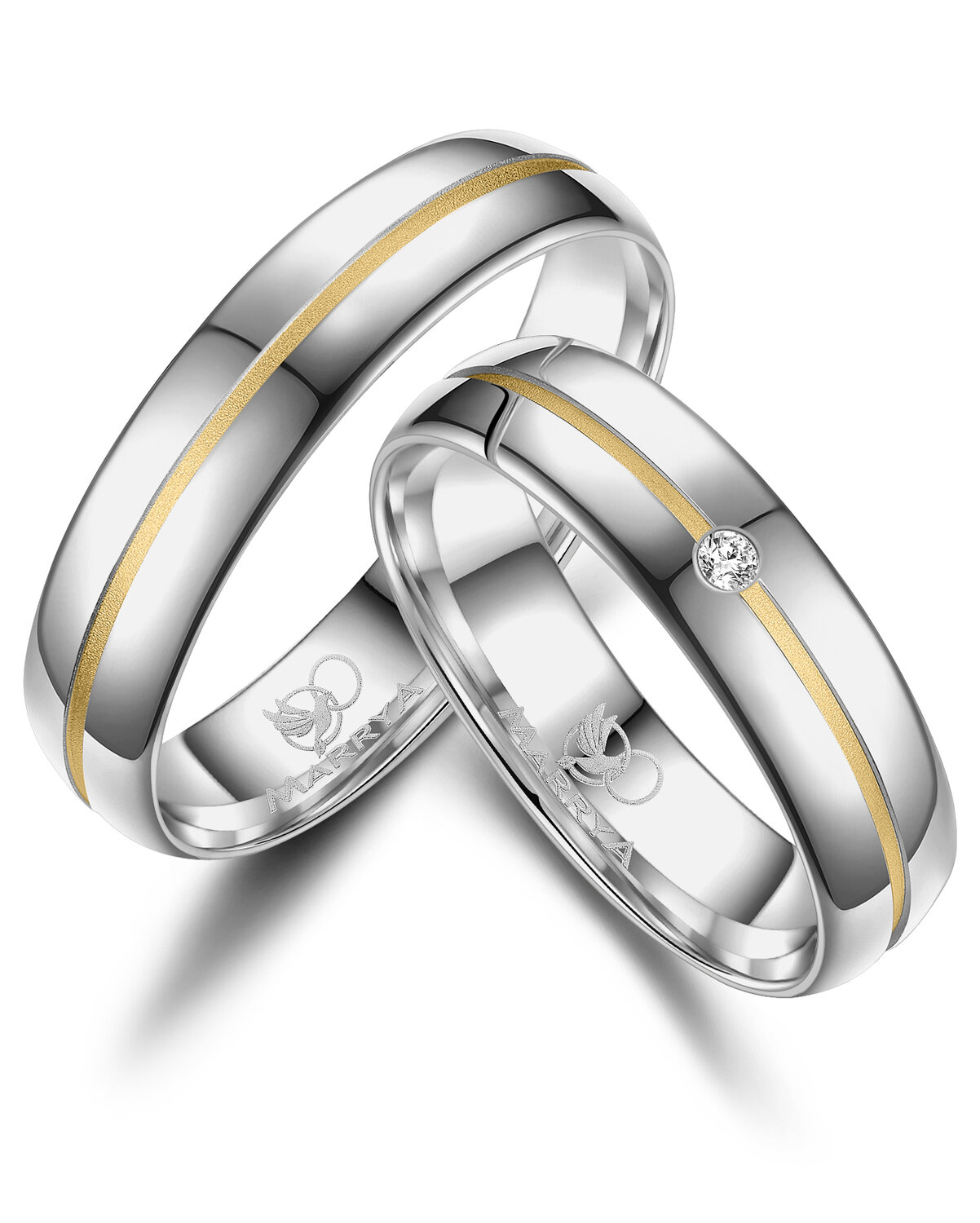 Vriendschapsringen Zilver model 8256 | Stel uw eigen set samen