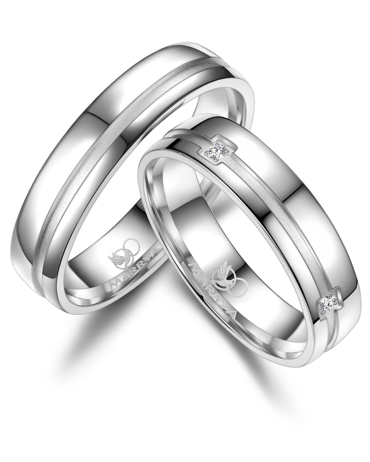 Vriendschapsringen Zilver model 8127 | Stel uw eigen set samen