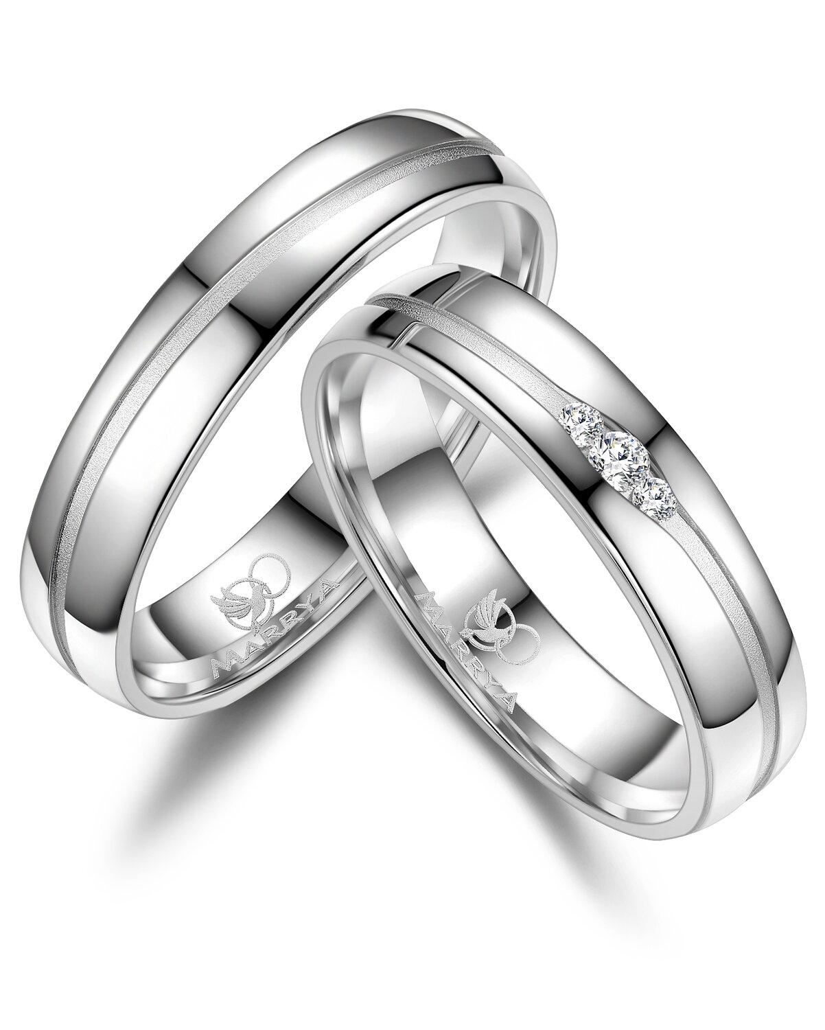 Vriendschapsringen Zilver model 8137 | Stel uw eigen set samen