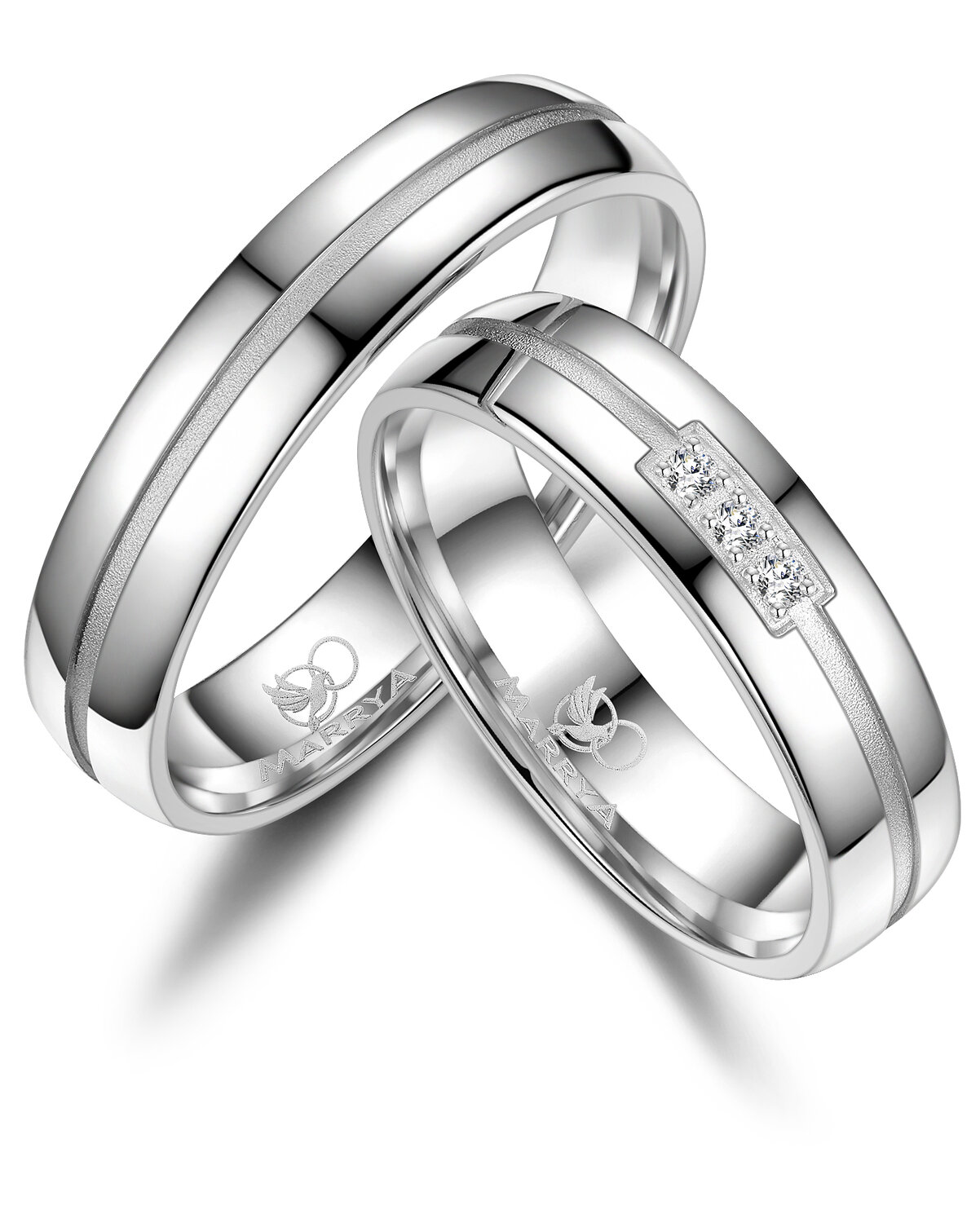 Vriendschapsringen Zilver model 8176| Stel uw eigen set samen