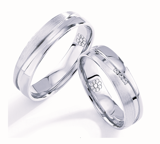 Trouwringen Witgoud model 6016 | Stel uw eigen set samen