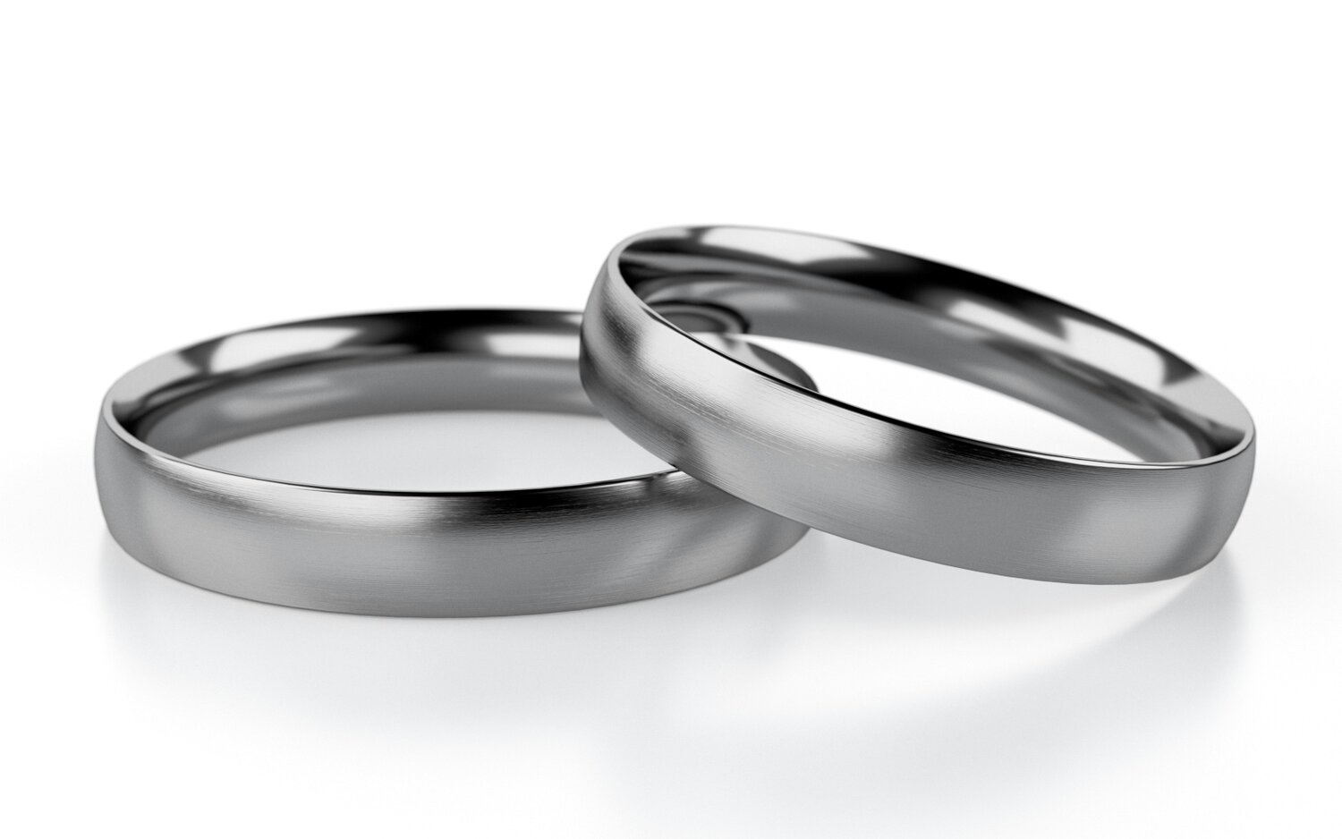 Trouwringen Tantaal  model Light Glow | Stel uw eigen set samen