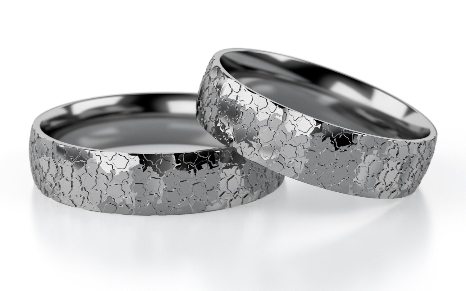 Trouwringen Tantaal  model Wild | Stel uw eigen set samen