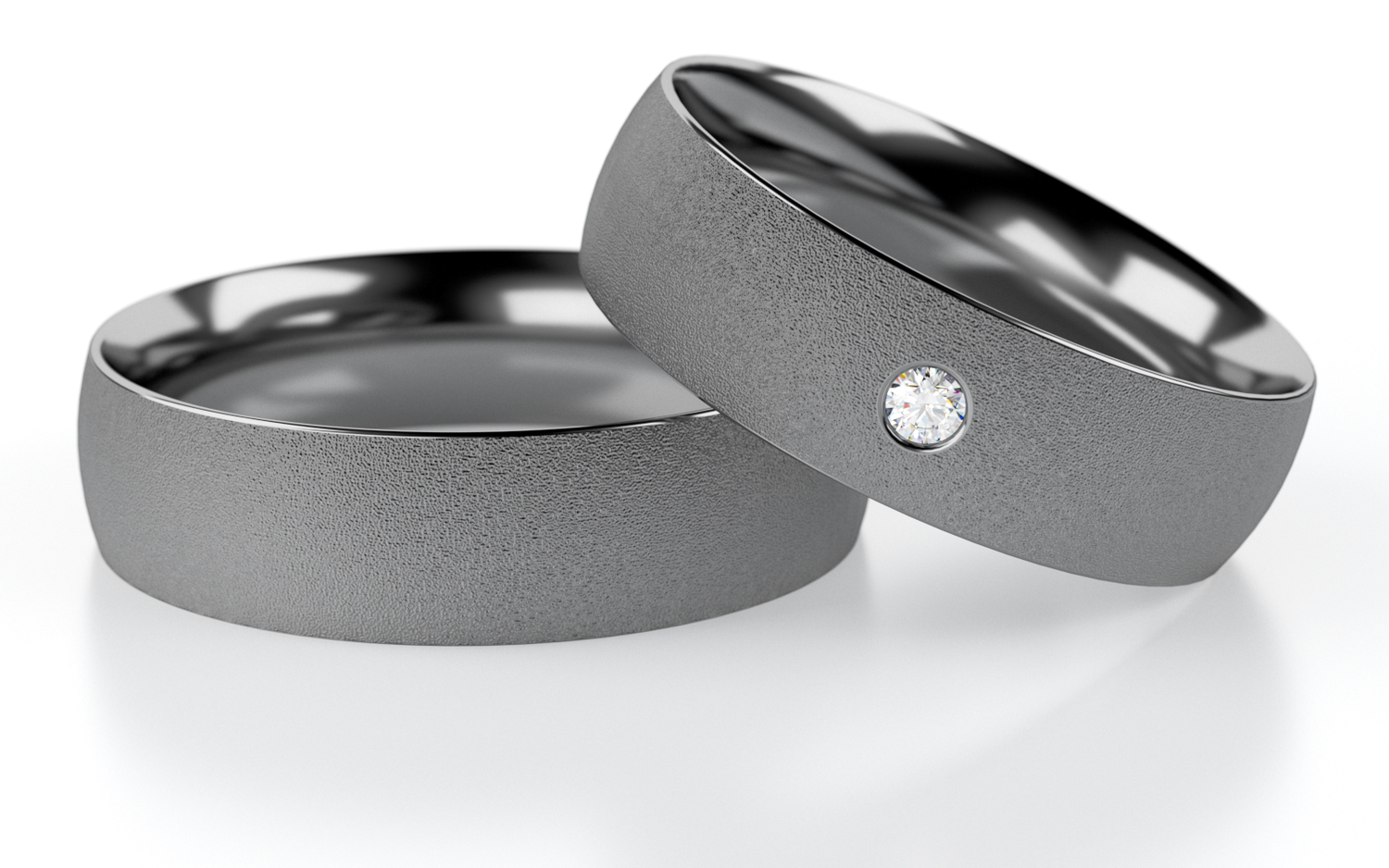 Vriendschapsringen Tantaal  model Minimalist | Stel uw eigen set samen