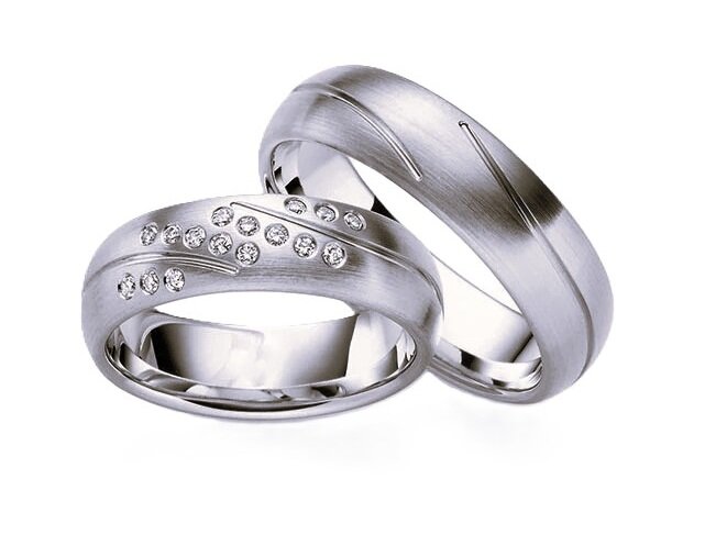 Vriendschapsringen Titanium model DE | Stel uw eigen set samen