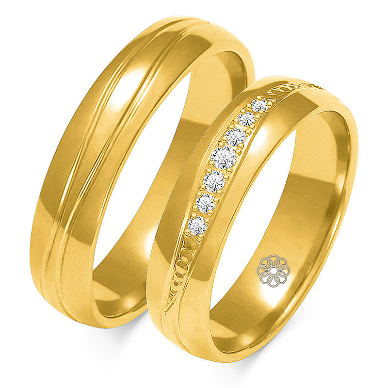 Trouwringen Goud model 2131 | Stel uw eigen set samen