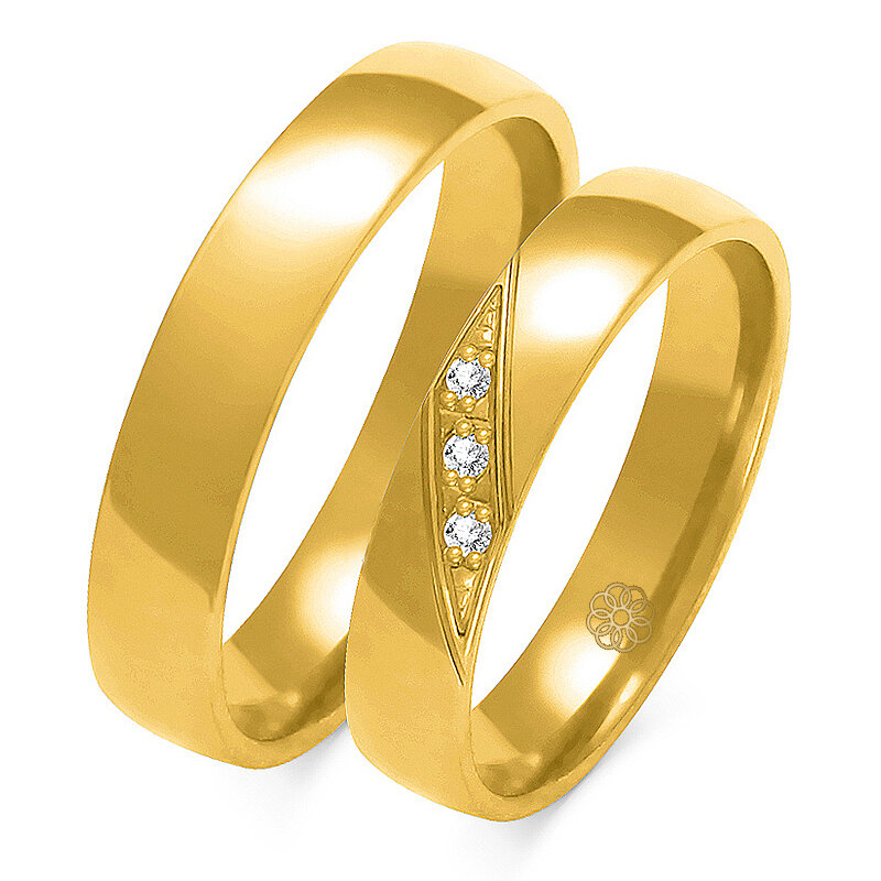 Trouwringen Goud model 1146 | Stel uw eigen set samen