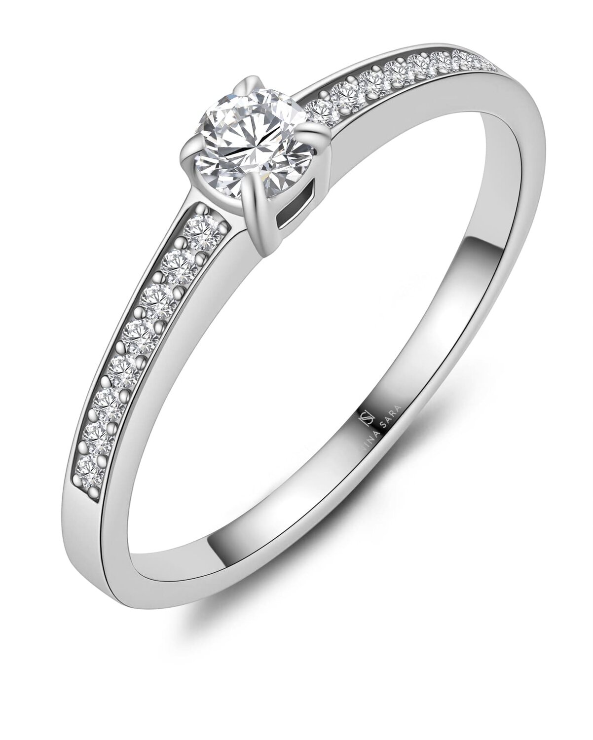 Ring edelstaal zirkonia model 1071