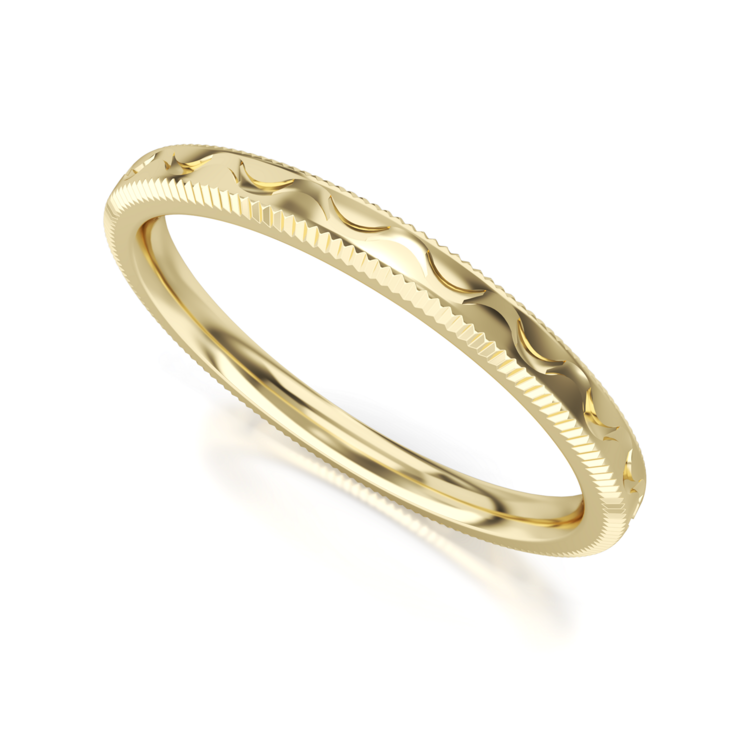 Trouwring - Aanschuifring Goud model Joy