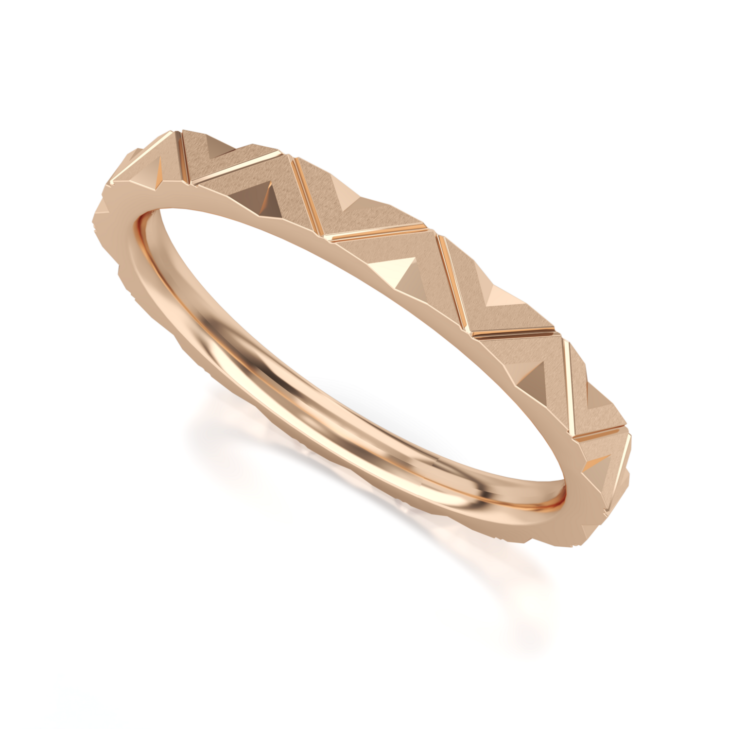 Trouwring - Aanschuifring Roségoud model I Promise