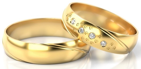 Set Gouden Ringen model 23048