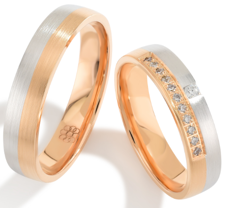 Set Gouden Ringen model 5012