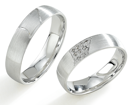 Set Zilveren Ringen model 90078