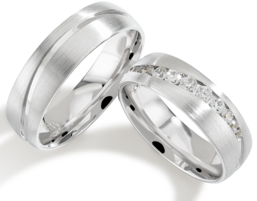 Set Zilveren Ringen model 70061