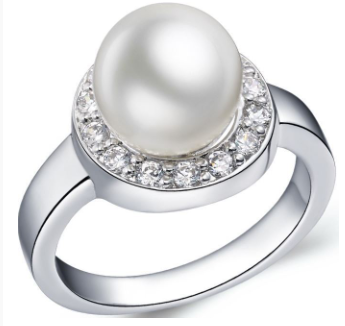 Schitterende Pearl Ring