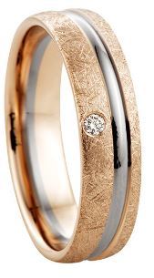 Set Gouden Ringen (geel & wit of rosé & wit) model 14775