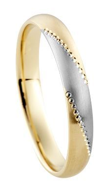Set Gouden Ringen (geel&wit of rosé&wit) model 14777