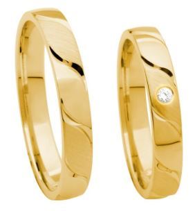 Set Gouden Ringen (wit, geel of rosé) model 14222