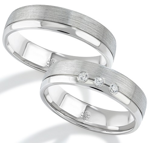 Set Zilveren Ringen model 1021