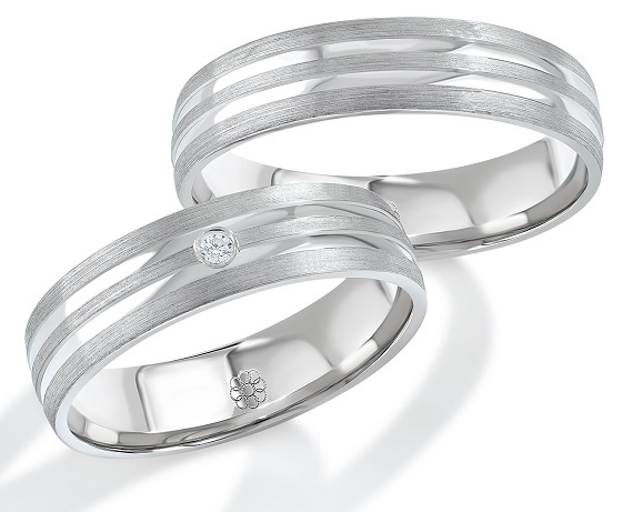 Set Zilveren Ringen model 6059