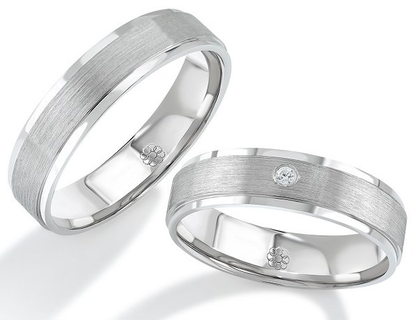 Set Zilveren Ringen model 9109
