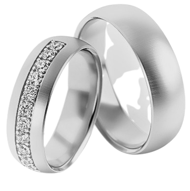 Set Zilveren Ringen model 10715
