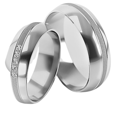 Set Zilveren Ringen model 52565