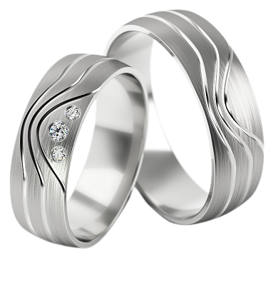 Set Zilveren Ringen model 82917