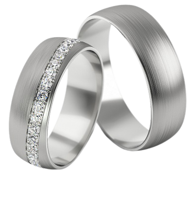 Set Zilveren Ringen model 12923