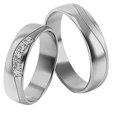 Set Zilveren Ringen model 42934