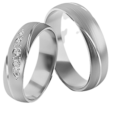 Set Zilveren Ringen model 43025