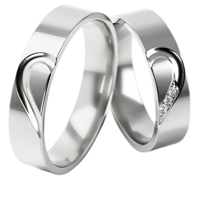 Set Zilveren Ringen model 93098