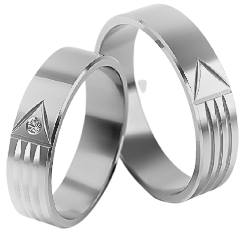 Set Zilveren Ringen model 60438