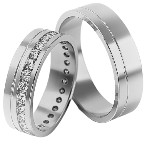 Set Zilveren Ringen model 20782