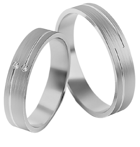 Set Zilveren Ringen model 52107