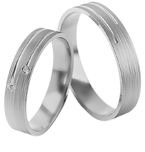 Set Zilveren Ringen model 42236