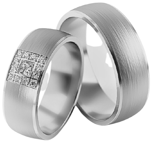 Set Zilveren Ringen model 52445