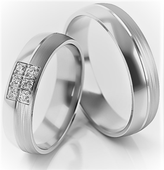 Set Zilveren Ringen model 42598