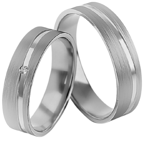 Set Zilveren Ringen model 43007