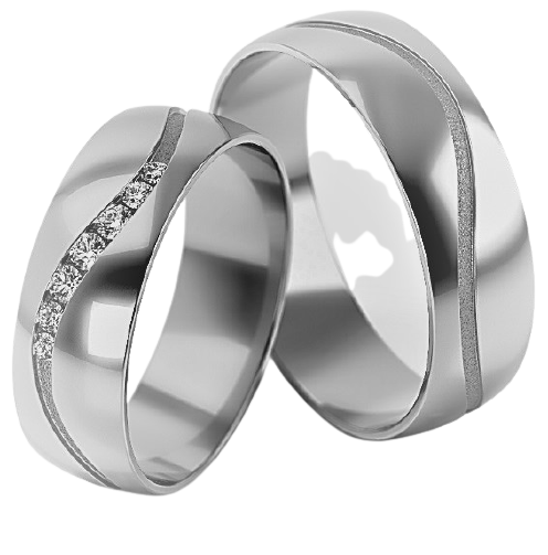 Set Zilveren Ringen model 83078