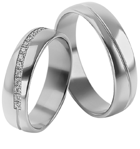 Set Zilveren Ringen model 23089