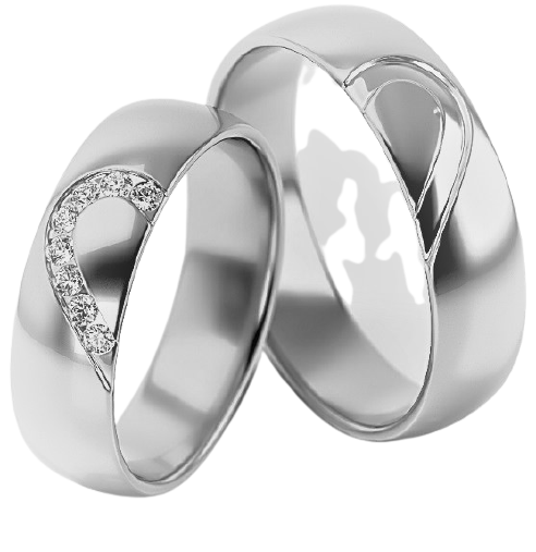 Set Zilveren Ringen model 63156