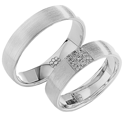 Set Zilveren Ringen model 80107