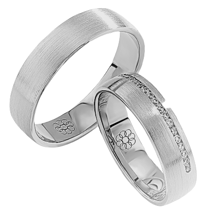 Set Zilveren Ringen model 10186