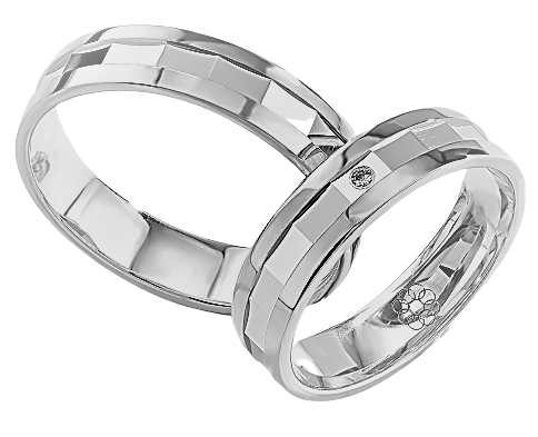 Set Zilveren Ringen model 4036