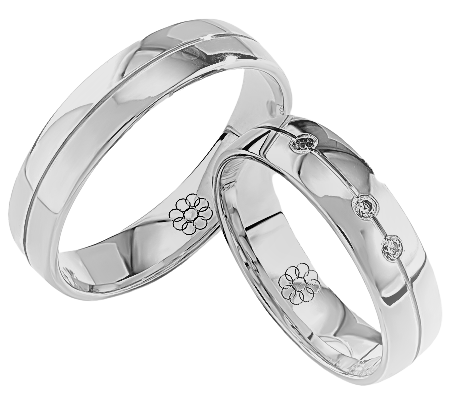 Set Zilveren Ringen model 2078