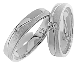 Set Zilveren Ringen model 90018