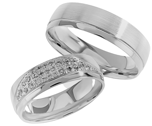 Set Zilveren Ringen model 90108