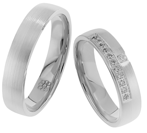 Set Zilveren Ringen model 40125