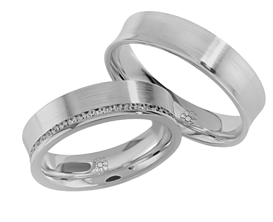 Set Zilveren Ringen model 90089
